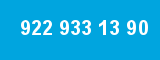 922 933 13 90